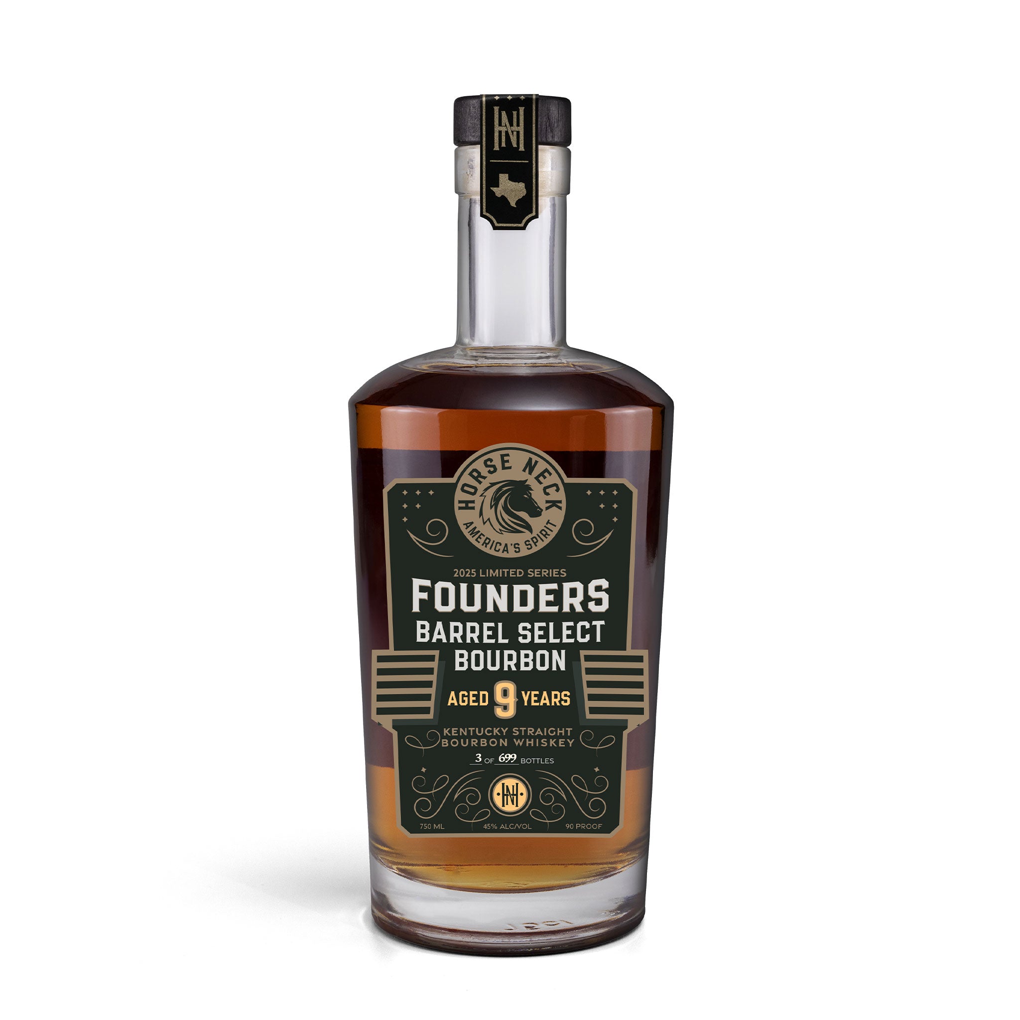 Horse Neck Founders 9-Year Barrel Select Bourbon 750ml